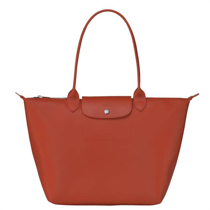 Longchamp Le Pliage City Terracotta Shoulder Bag L